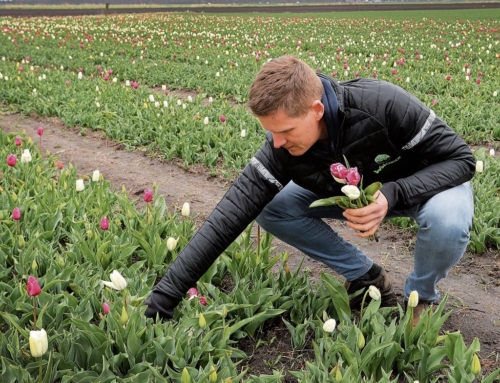 Tulpen plukken tegen leed in Oekraïne